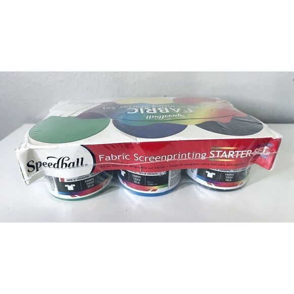 Speedball Fabric Screen Printing Ink Starter Set, 6-Colors, 4-Ounce for... - Picture 4 of 7